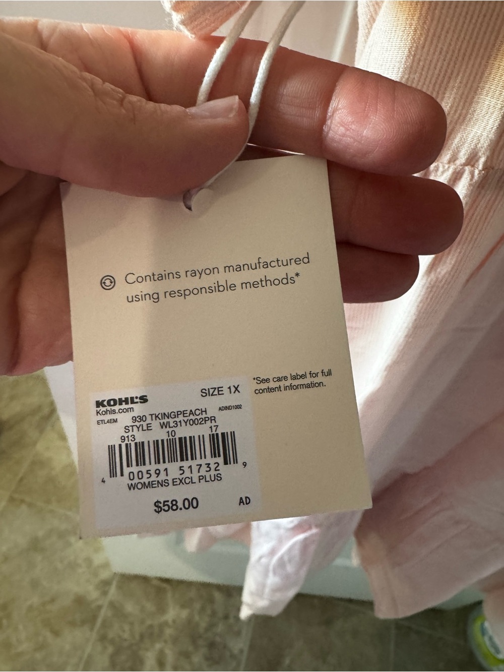 NWT LC Lauren Conrad Blush Pink Wrap Mini Dress - 1X - Picture 6 of 6